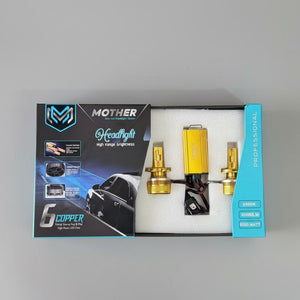 Mother 6 Copper 5500W High Power LED Headlight – Ultra Bright Car Headlamp