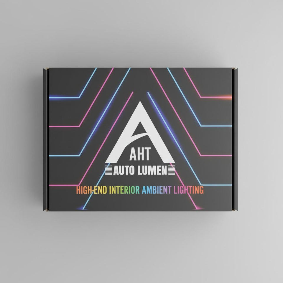 Ambiance Light 10 Pieces – 200+ Music & Color Modes | Car Interior RGB Ambient Lighting Kit