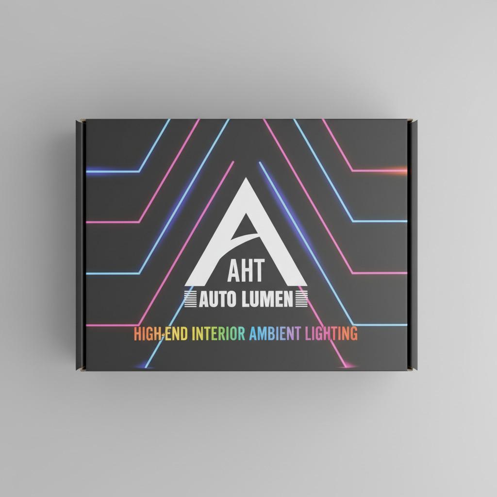 Ambiance Light 10 Pieces – 200+ Music & Color Modes | Car Interior RGB Ambient Lighting Kit