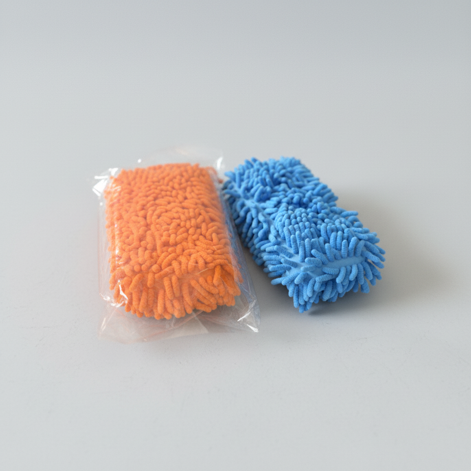 Noodles Sponge – Ultra Soft Car Wash Cleaning Sponge | Scratch-Free Microfiber Brush