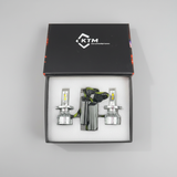 KTM 6500W AI Mobile Controlled LED Headlight – High Power 2 Copper Cooling | Smart App Control & Ultra Bright Car Headlamp