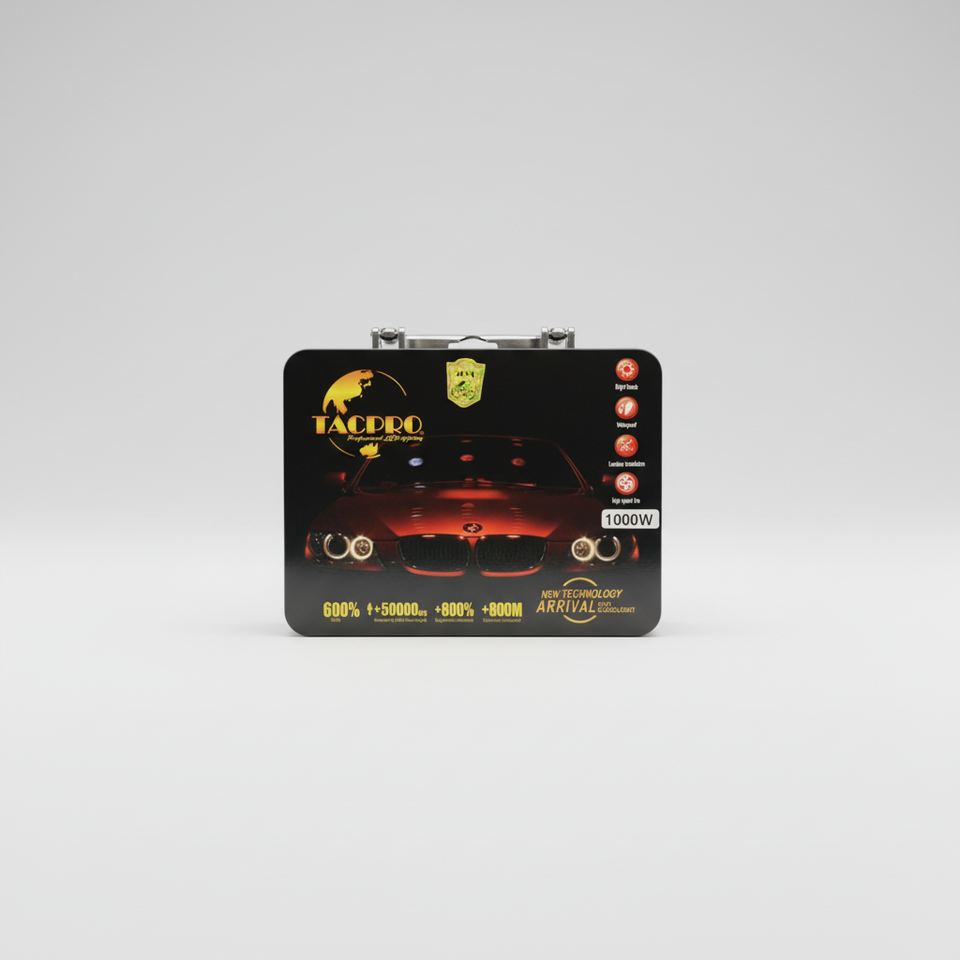 TacPro 1000W 2-Copper LED Headlight – High Power Bright Light for Cars & Bikes