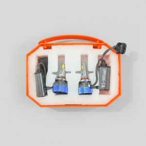 300W High Power LED Headlight – 3 Copper Cooling Pipes | Ultra Bright & Long-Range Car LED Bulb