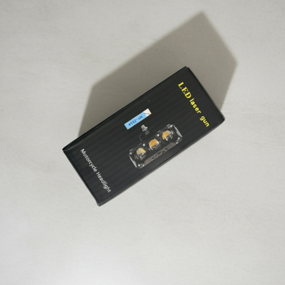 3-Point Laser Fog Light for Cars & Bikes | High Visibility Rear Safety Laser Warning Lamp