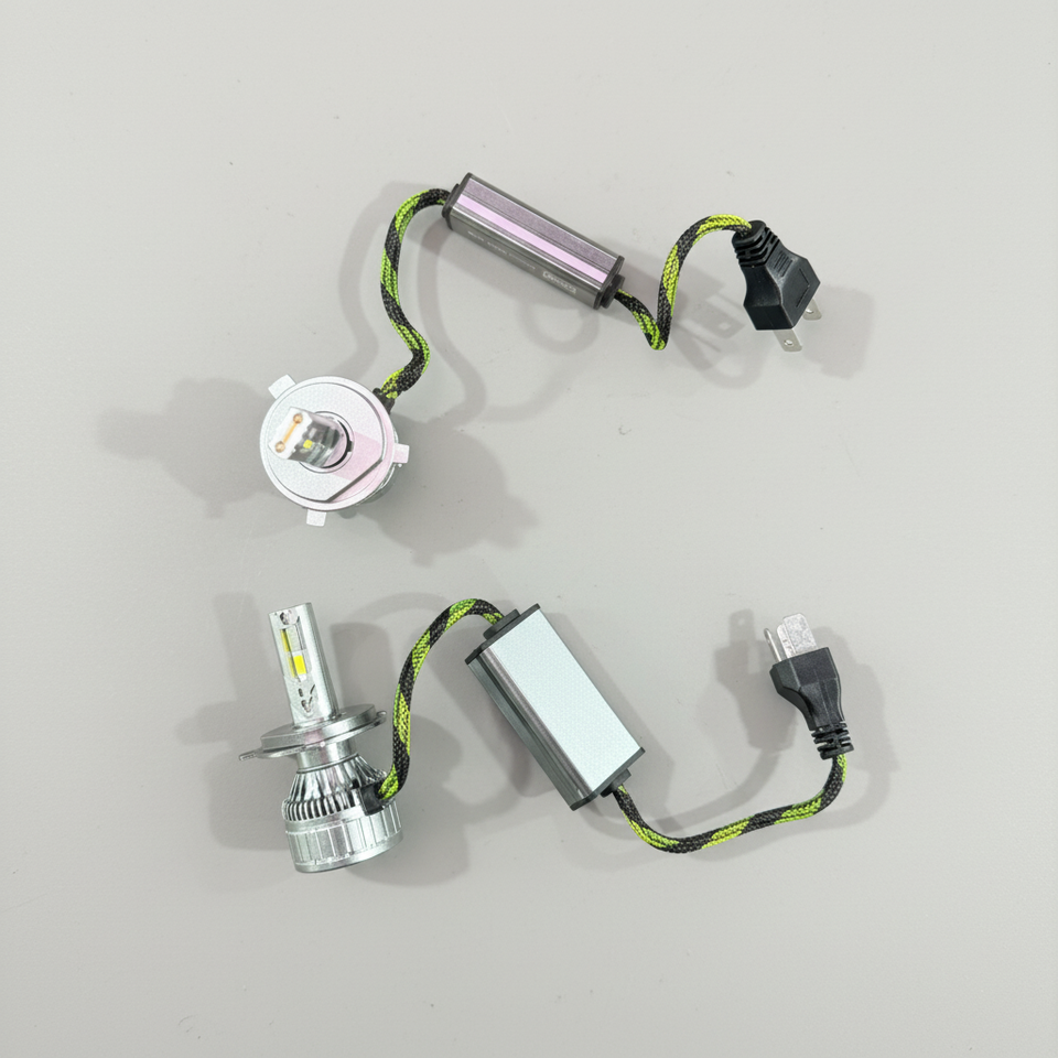 KTM 6500W AI Mobile Controlled LED Headlight – High Power 2 Copper Cooling | Smart App Control & Ultra Bright Car Headlamp