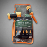 9 Pieces Auto Cleaner DIY Kit – Multi-Functional Car Cleaning Set | Interior & Exterior Detailing Tools