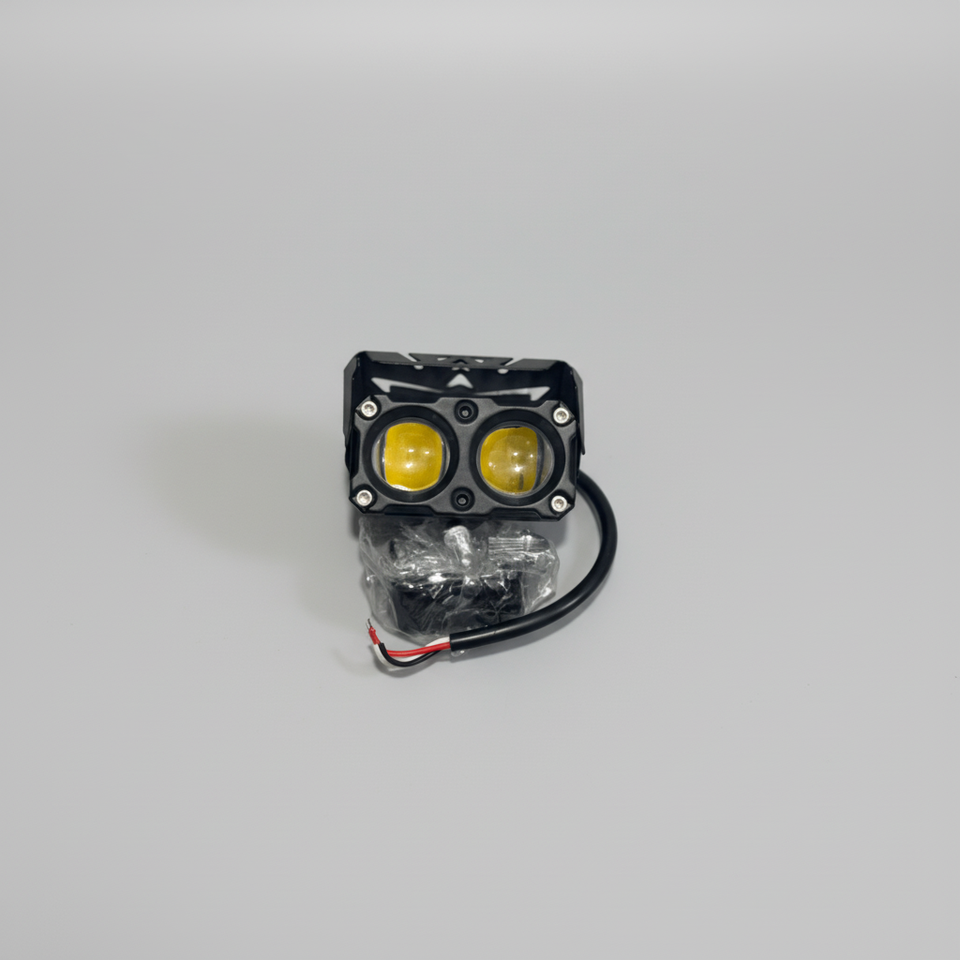 2-Point Laser Fog Light for Cars & Bikes | Safety Rear Laser Warning Light – High Visibility