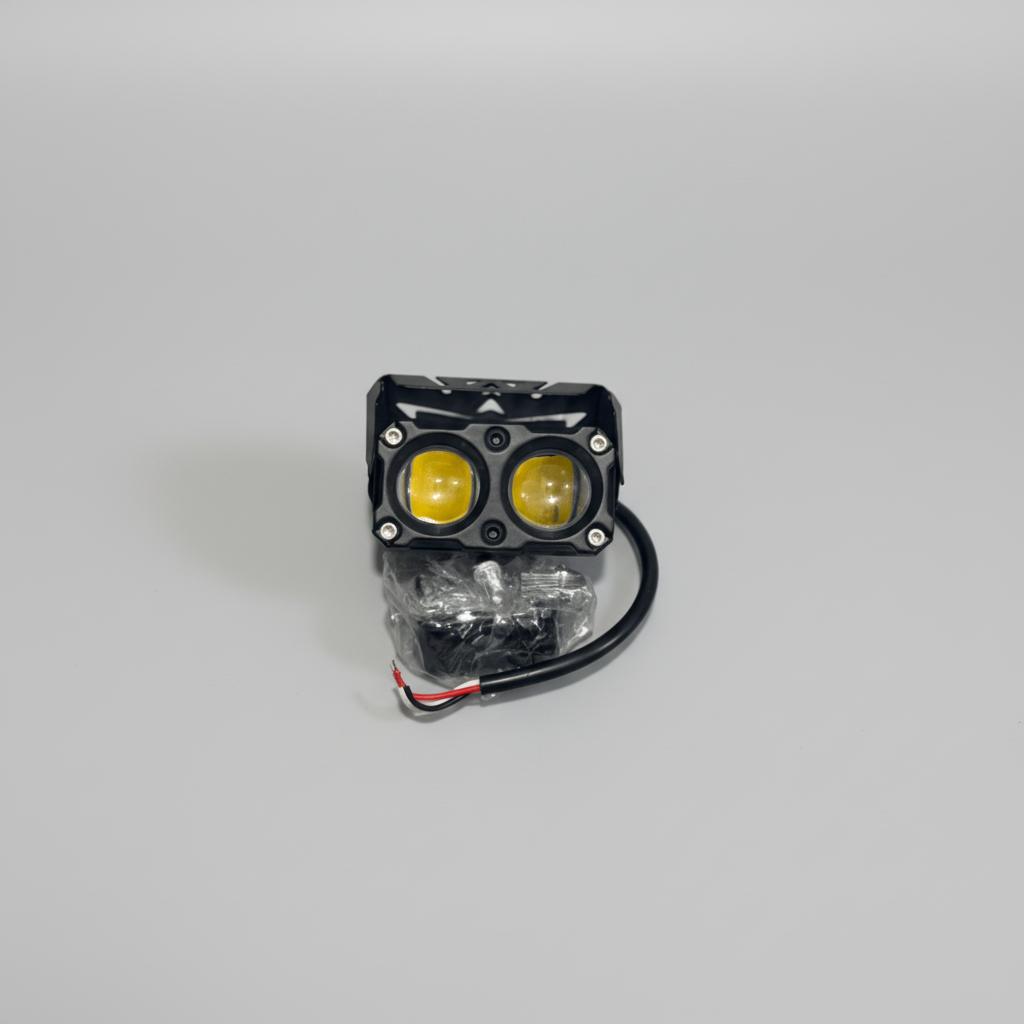 2-Point Laser Fog Light for Cars & Bikes | Safety Rear Laser Warning Light – High Visibility