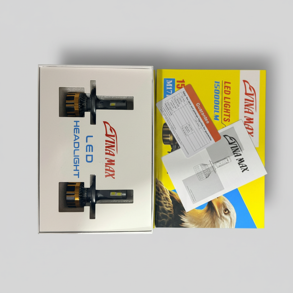 Vinamax 1500W LED Headlight – High Power Bright Light | Strong Beam & Durable Build