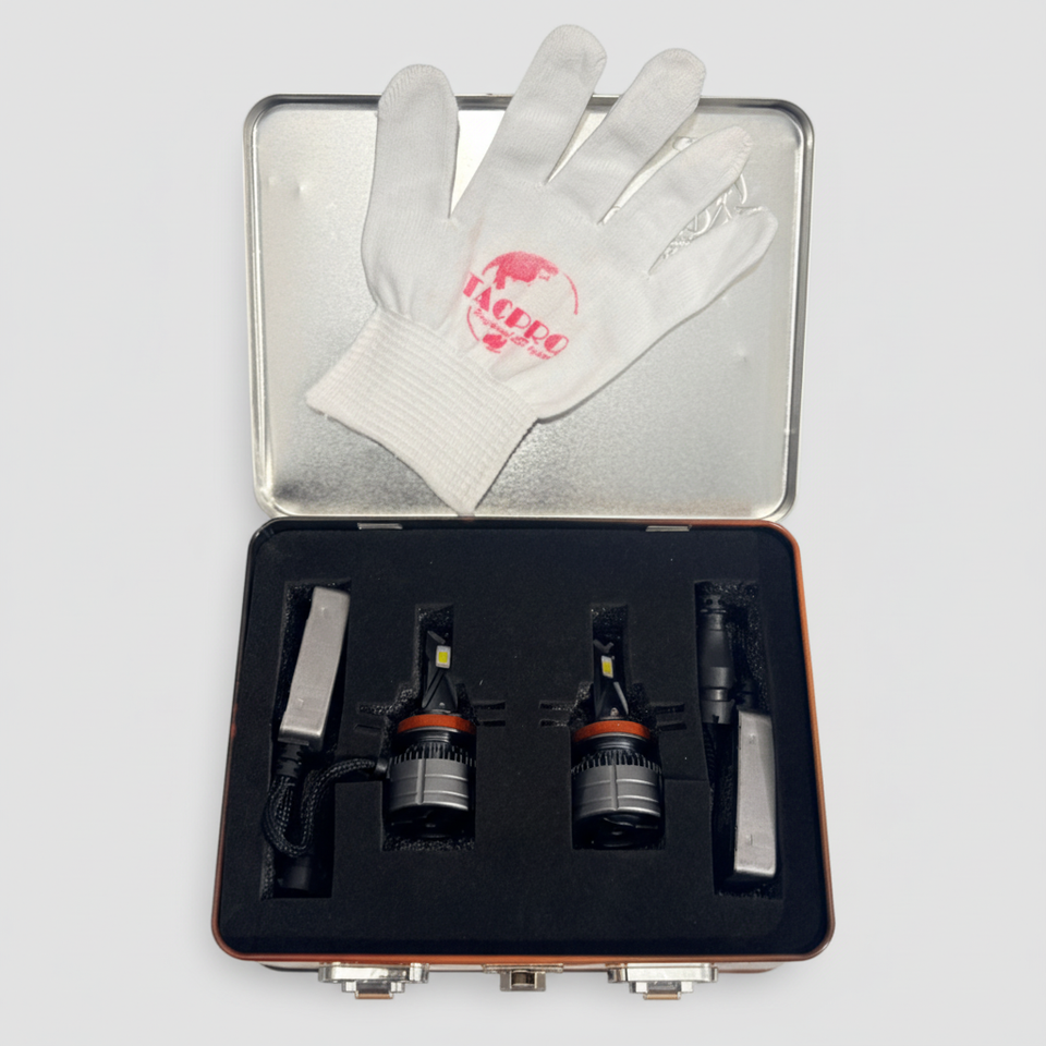 TacPro 1000W 2-Copper LED Headlight – High Power Bright Light for Cars & Bikes