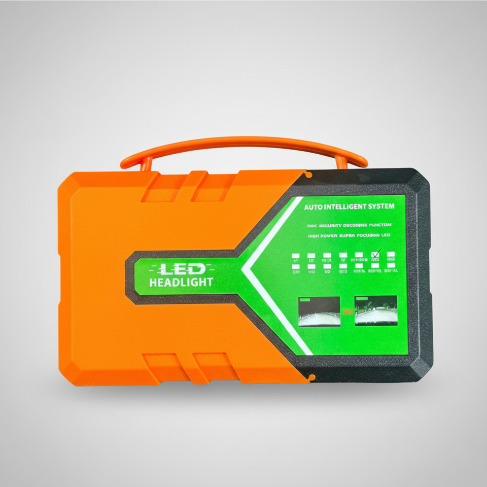 AUXITO High Power LED Headlight – 3 Copper Heat Pipes | Ultra Bright, Long-Range & Durable Car Headlamp