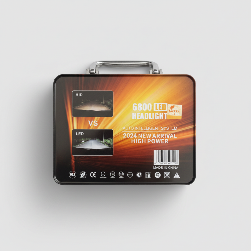 TacPro 1000W 2-Copper LED Headlight – High Power Bright Light for Cars & Bikes