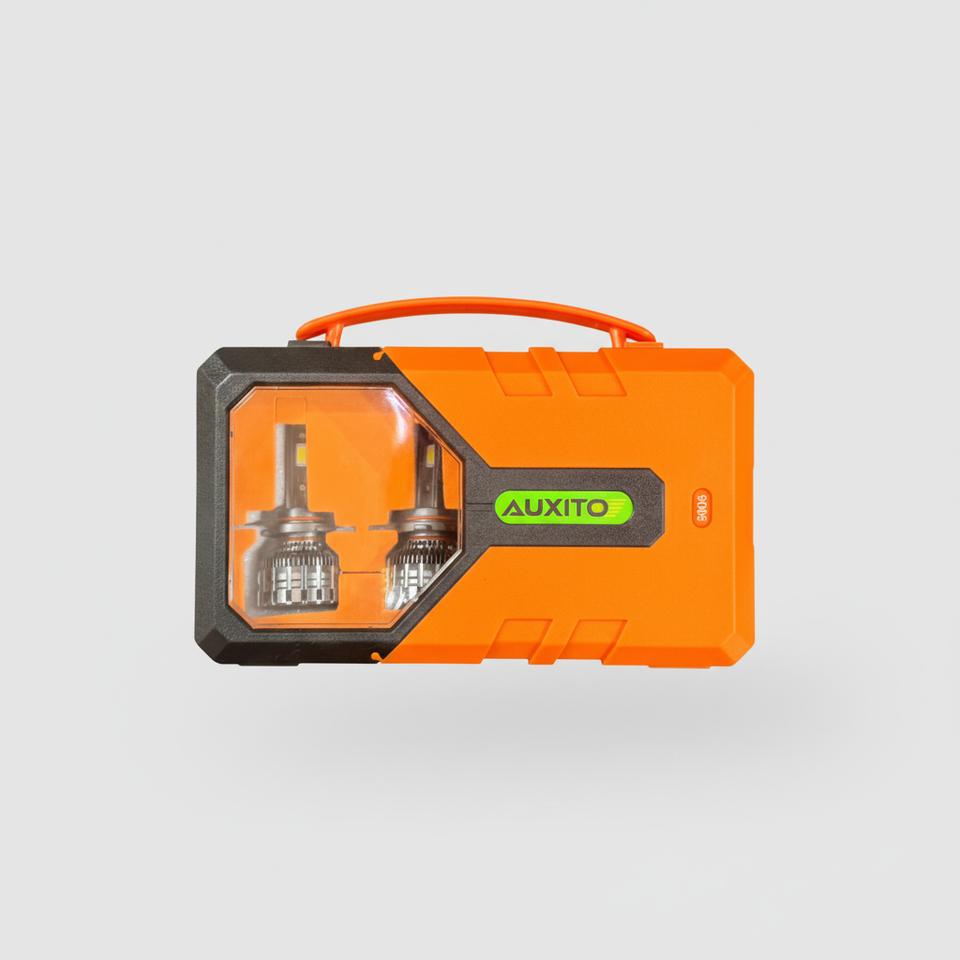 AUXITO High Power LED Headlight – 3 Copper Heat Pipes | Ultra Bright, Long-Range & Durable Car Headlamp