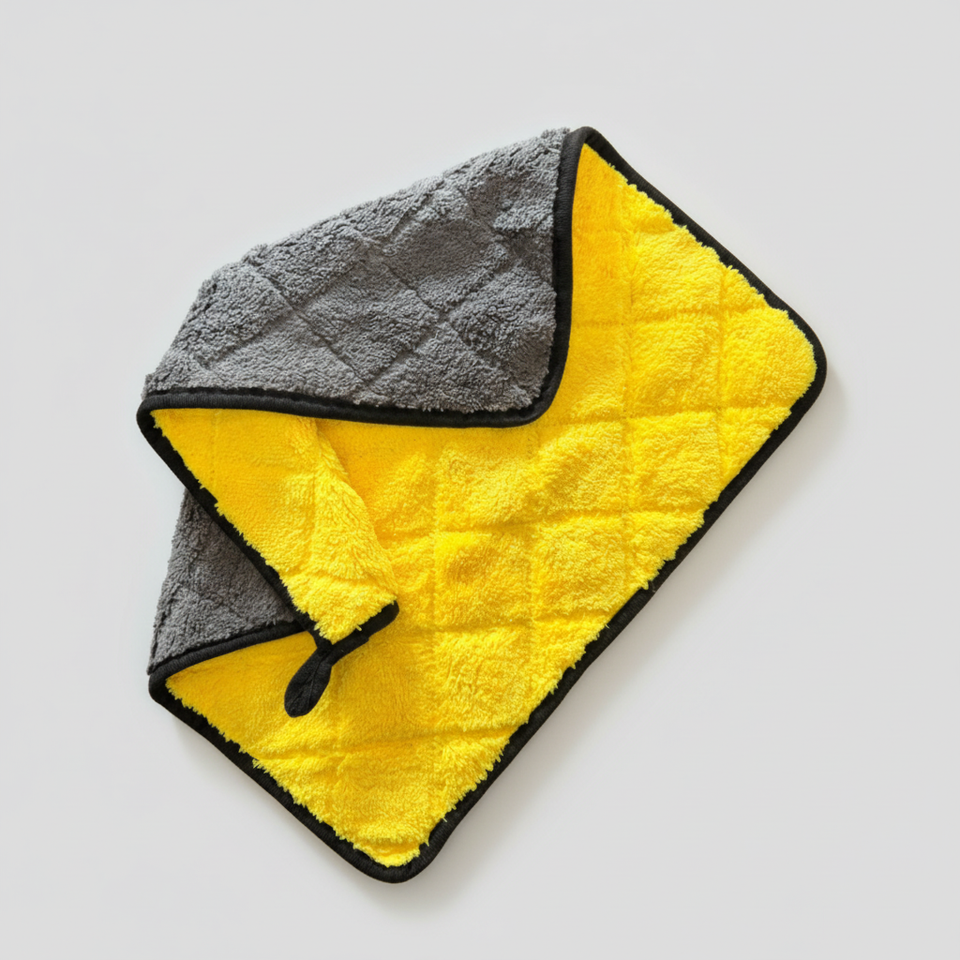 40x40 600 GSM Microfiber Cloth – Ultra-Thick Car Cleaning Towel | High Absorption & Scratch-Free Detailing